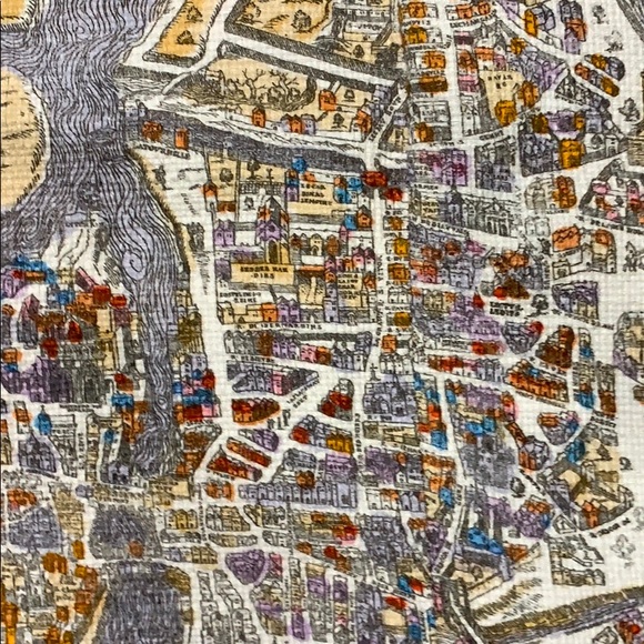 carven pairs map print skirt - Picture 8 of 10